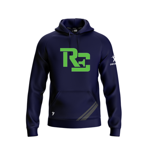 [FOLHSMNV-YXS-LOGO1] Decker Summit Hoodie (Youth XS, Navy, Logo 1)