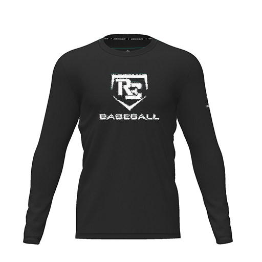 [CUS-DRIF-TEES-PER-CNK-LSL-BLK-YXS-LOGO2] Dri Fit Performance T-Shirt (Youth XS, Black, Logo 2, Long Sleeve)