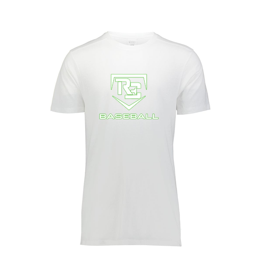 [FTSCUBWH-AS-LOGO2] Decker Men's Tri-Blend T-Shirt - Short Sleeve (Adult S, White, Logo 2)