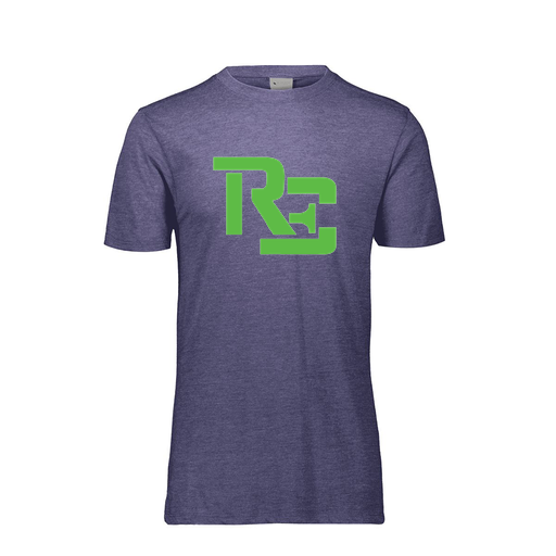 [FTSCUBRY-AS-LOGO1] Decker Men's Tri-Blend T-Shirt - Short Sleeve (Adult S, Royal, Logo 1)