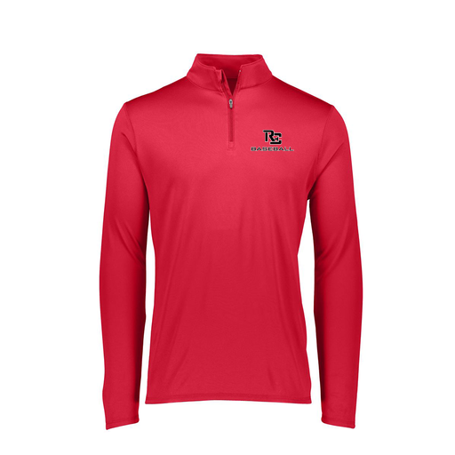 [FTLQFLRD-FAXS-LOGO3] Ladies Flex-Lite 1/4 Zip Shirt (Female Adult XS, Red, Logo 3)
