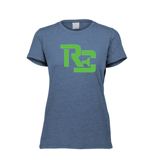 [FTSCUBNV-FAXS-LOGO1] Decker Women's Tri-Blend T-Shirt - Short Sleeve (Female Adult XS, Navy, Logo 1)