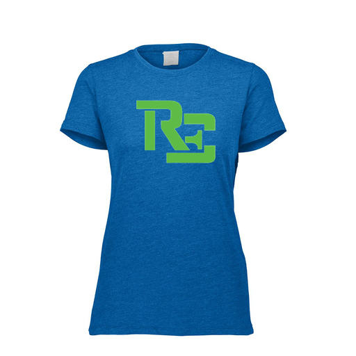 [FTSCUBRY-FAXS-LOGO1] Decker Women's Tri-Blend T-Shirt - Short Sleeve (Female Adult XS, Royal, Logo 1)