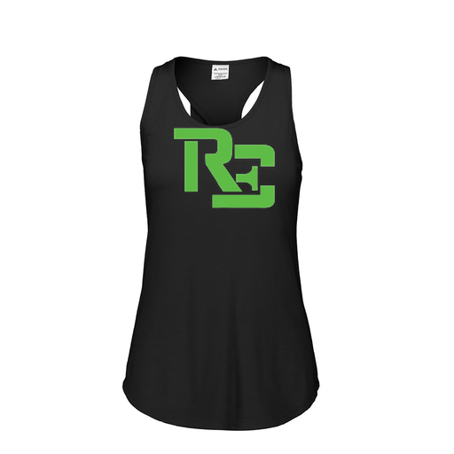 [3078.K94.S-LOGO1] Ladies Tri Blend Tank Top (Female Adult S, Black, Logo 1)