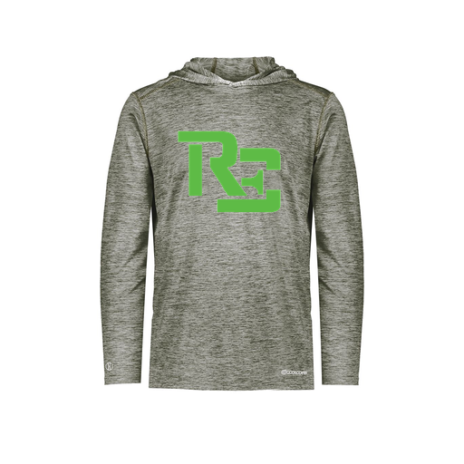 [FOLHCGGY-AS-LOGO1] Decker Men's Charge Hoodie (Adult S, Gray, Logo 1)