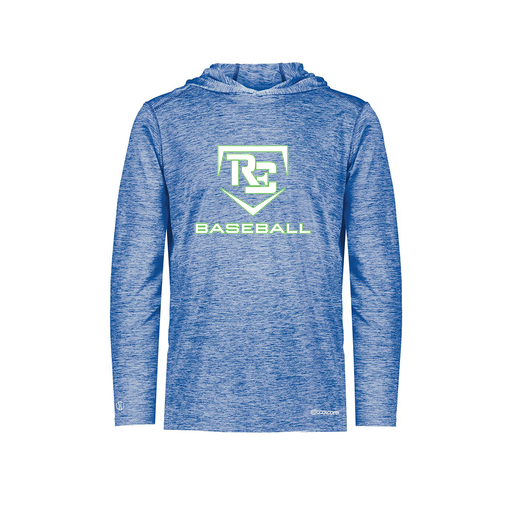 [FOLHCGRY-YS-LOGO2] Decker Youth Charge Hoodie (Youth S, Royal, Logo 2)