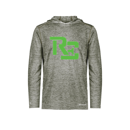 [FOLHCGGY-YS-LOGO1] Decker Youth Charge Hoodie (Youth S, Gray, Logo 1)