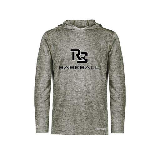 [FOLHCGGY-YS-LOGO3] Decker Youth Charge Hoodie (Youth S, Gray, Logo 3)