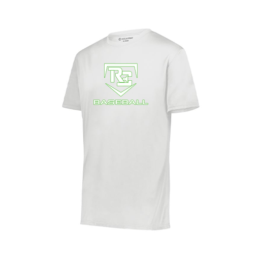 [222818.005.S-LOGO2] Men's Movement Dri Fit Shirt (Adult S, White, Logo 2)