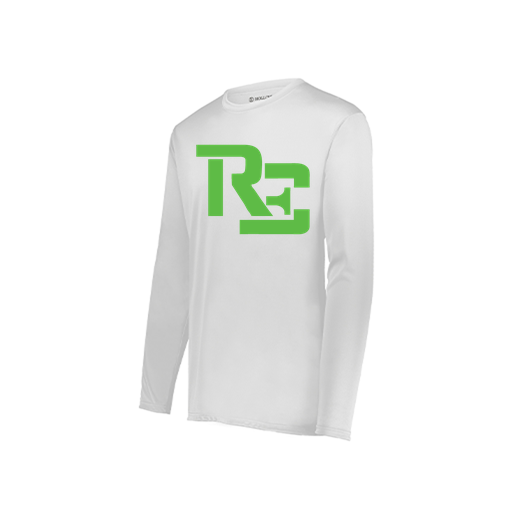 [222822.005.XS-LOGO1] Men's LS Smooth Sport Shirt (Adult XS, White, Logo 1)