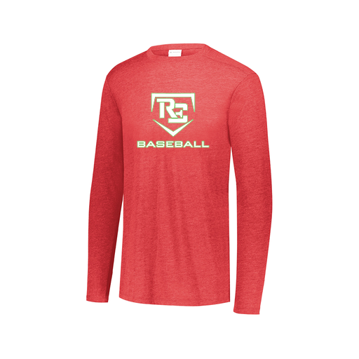 [3075.V96.XS-LOGO2] Men's LS Ultra-blend T-Shirt (Adult XS, Red, Logo 2)