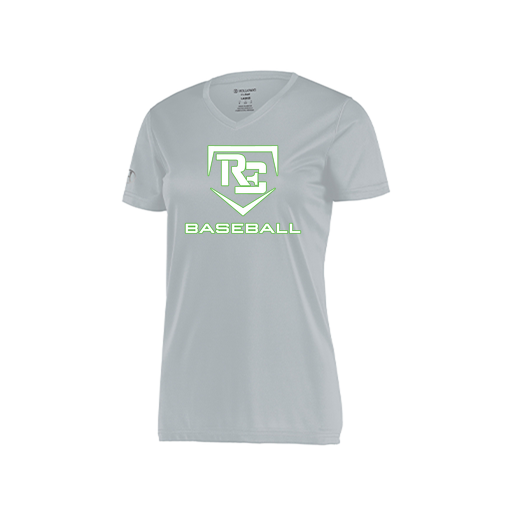 [222820.099.S-LOGO2] Ladies Movement Dri Fit Shirt (Female Adult S, Silver, Logo 2)